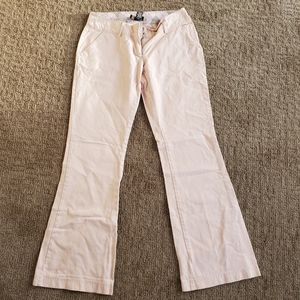 Pale pink flare pants